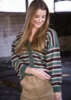 1790 Stribet cardigan